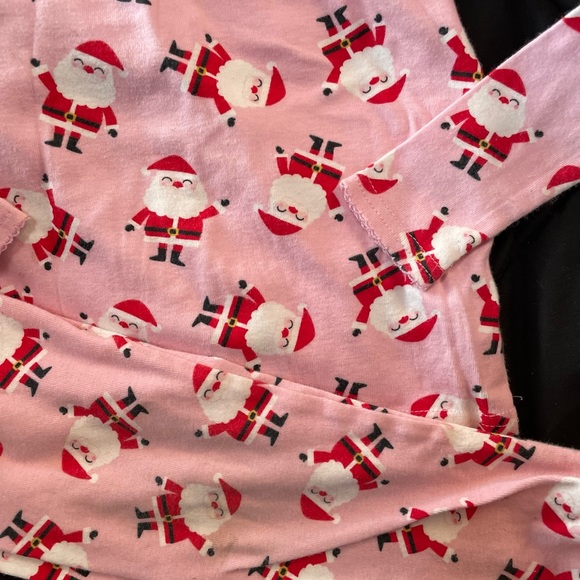 Christmas Carter's Pajamas Santa Pink Sz 4T - Picture 4 of 5